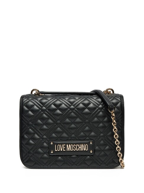 LOVE MOSCHINO QUILTED Bolso de hombro, bolso cruzado negro - Bolsos Mujer