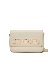 LOVE MOSCHINO LAMINATED BOLD LOVE Bolso de hombro con solapa - Bolsos Mujer
