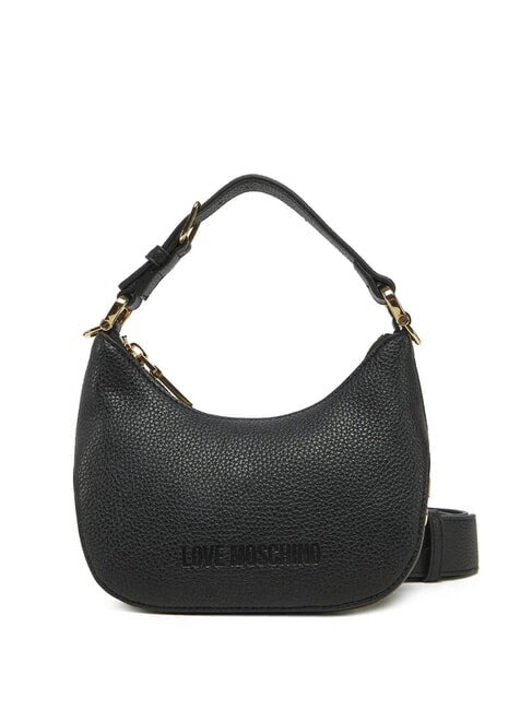 LOVE MOSCHINO GIANT Mini bolso con correa para el hombro negro - Bolsos Mujer