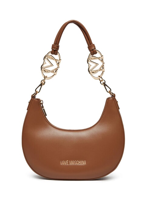 LOVE MOSCHINO JEWEL Bolso de hombro camello - Bolsos Mujer