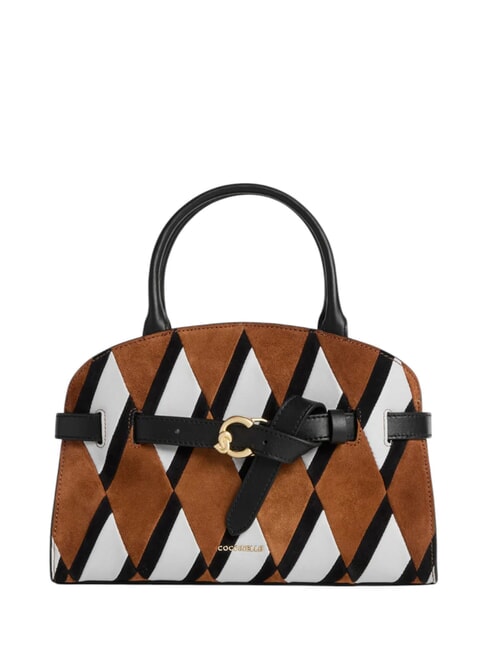 COCCINELLE SABINE Bolso de mano con correa para el hombro FLOR / NOIR - Bolsos Mujer