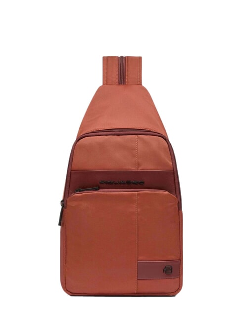 PIQUADRO WOLLEM Mochila bandolera para iPad Mini naranja2 - Bandoleras Hombre