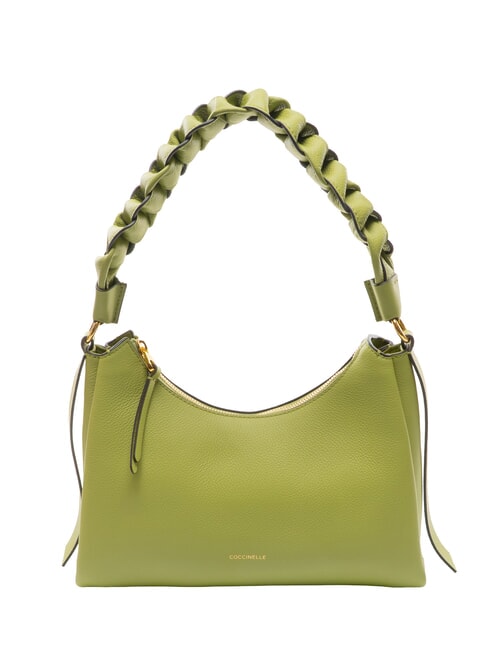 COCCINELLE BOHEME GRANA DOUBLE Bolso mediano de piel guacamole/algas - Bolsos Mujer
