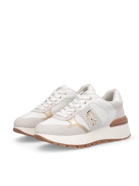 LIUJO AMAZING 43 Zapatillas con inserciones de tejido de malla blanco - Zapatos Mujer