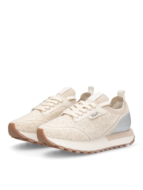 LIUJO EVELYN 916 Zapatillas de calcetín leche - Zapatos Mujer