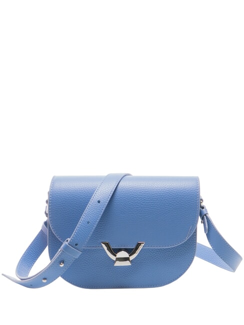 COCCINELLE DEW Mini bolso de hombro, en piel azul - Bolsos Mujer