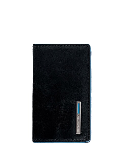 PIQUADRO BLUE SQUARE Tarjetero de piel negro - Fundas para tablet & Organizer