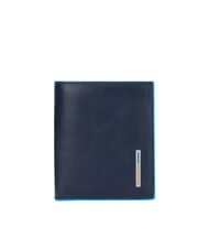 PIQUADRO BLUE SQUARE Cartera vertical de piel - Carteras Hombre