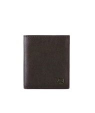 PIQUADRO BLACK SQUARE  Cartera vertical de piel MORO - Carteras Hombre - 1