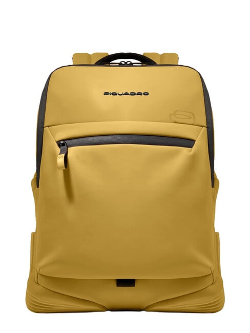 PIQUADRO CORNER SPECIALE GOMMATO  Mochila para PC de 14" amarillo - Mochilas para portátil