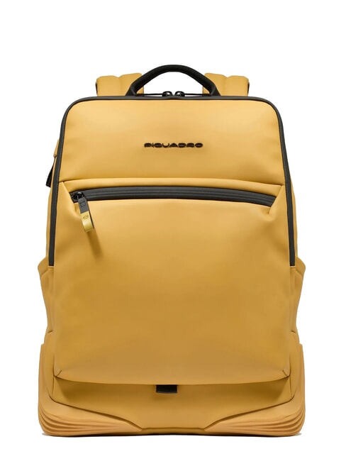 PIQUADRO CORNER SPECIALE GOMMATO Mochila para portátil de 15,6" amarillo - Mochilas para portátil