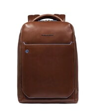 PIQUADRO BLUE SQUARE Mochila de piel, soporte para portátil de 14" - Mochilas para portátil