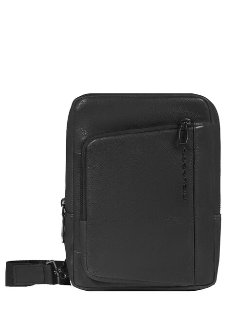 PIQUADRO CRONUS Bolso de piel, soporte para tablet negro - Bandoleras Hombre