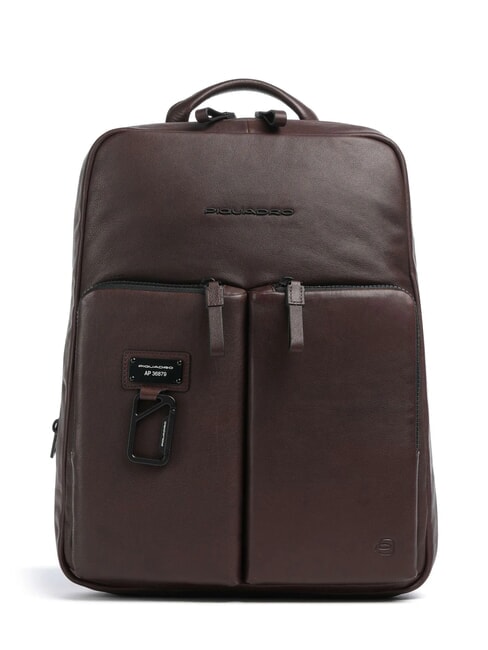 PIQUADRO HARPER Mochila para portátil de 14", expandible MORO - Mochilas para portátil