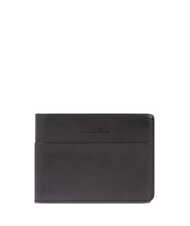 PIQUADRO HARPER Cartera de cuero para hombre negro - Carteras Hombre - 1