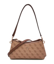 GUESS NOELLE 2 Bolso de hombro, bolso bandolera logotipo de café con leche / marrón - Bolsos Mujer - 1