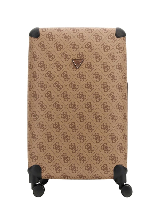 GUESS BERTA 28 Carro grande expandible logotipo de café con leche / marrón - Trolley Rígidos