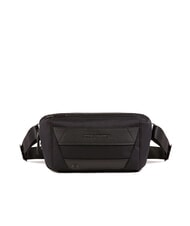 PIQUADRO TRAKAI Riñonera de piel y tejido - Riñoneras