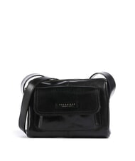 THE BRIDGE FLORA Bolso bandolera de piel con bolsillo Oro negro - Bolsos Mujer - 1