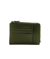 THE BRIDGE GIACOMO Tarjetero de piel con monedero tomillo/rutenio oscuro - Carteras Hombre - 1