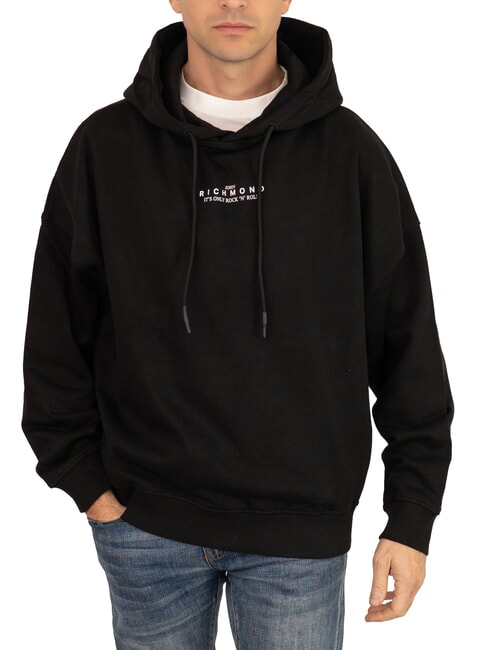 JOHN RICHMOND KAHIN Sudadera con capucha de corte relajado negro - Sudaderas