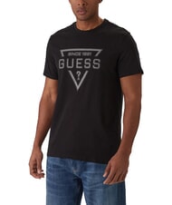 GUESS PAINTED TRIANGLE Camiseta de manga corta de corte regular - camiseta