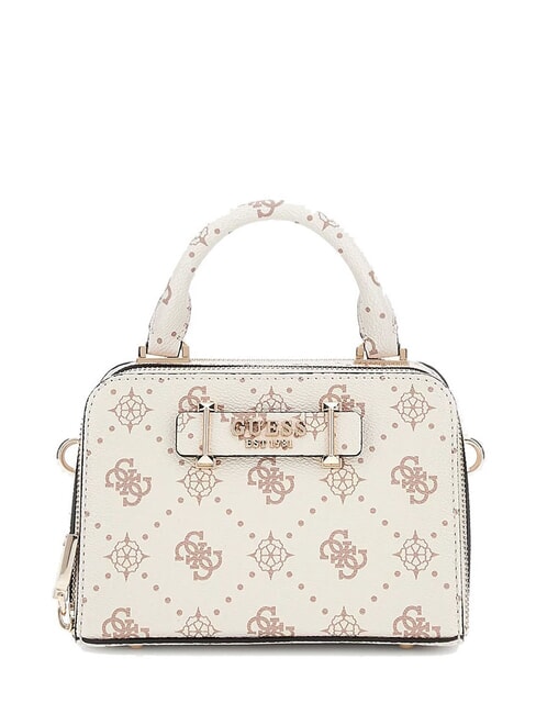 GUESS SILIA Micro bolso de mano, con bandolera logotipo de vainilla - Bolsos Mujer