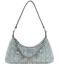 GUESS EVERLEE Bolso de hombro azul brumoso multi - Bolsos Mujer - 1