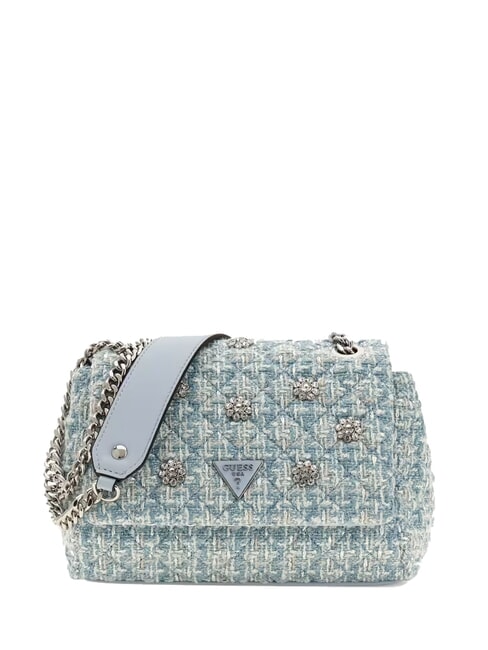 GUESS EVERLEE Mini bolso de hombro / bandolera azul brumoso multi - Bolsos Mujer