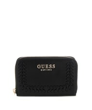 GUESS TATUM Cartera mediana con cremallera NEGRO - Carteras Mujer - 1