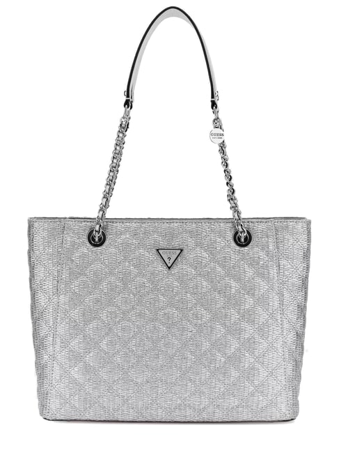 GUESS GIULLY Bolsa de la compra SILVER - Bolsos Mujer