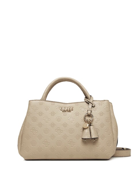 GUESS PHOEBE Bolso de mano, con bandolera logotipo simplemente gris topo - Bolsos Mujer