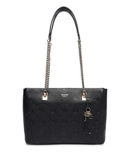 GUESS TISHA Bolso de hombro logotipo negro - Bolsos Mujer - 1