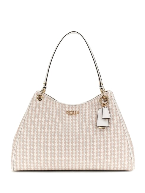 GUESS MIREMA Bolso de hombro blanco multi - Bolsos Mujer