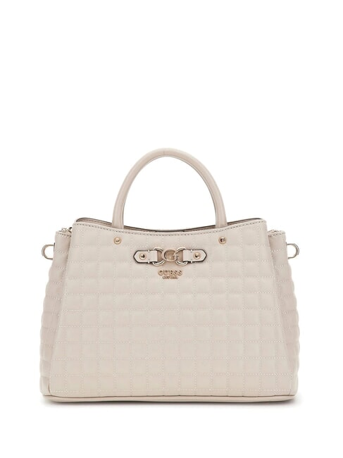 GUESS NADIRA Bolso acolchado con bandolera gris topo claro - Bolsos Mujer