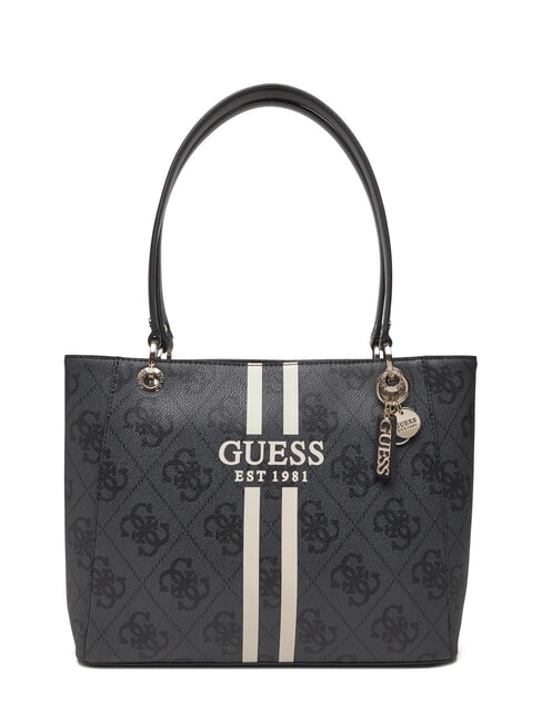 GUESS NOELLE Bolso de hombro estampado bolsa de asas Vikky Large Roo Coalog - Bolsos Mujer