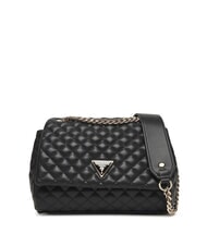 GUESS EVERLEE Bolso de hombro acolchado, bolso bandolera NEGRO - Bolsos Mujer - 1