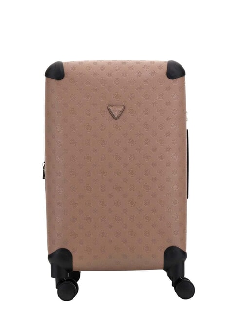 GUESS WILDER 28 Carro grande logotipo de color topo oscuro - Trolley R&iacute;gidos