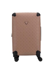 GUESS WILDER 28 Carro grande logotipo de color topo oscuro - Trolley R&iacute;gidos - 1