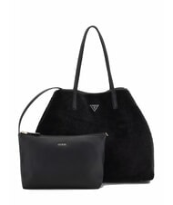 GUESS VICTORIA Bolso shopper de osito con clutch NEGRO - Bolsos Mujer - 1