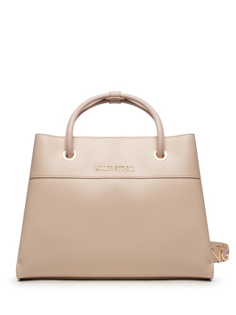 MARIO VALENTINO ALEXIA Bolso de mano con correa de hombro con logotipo color crudo - Bolsos Mujer