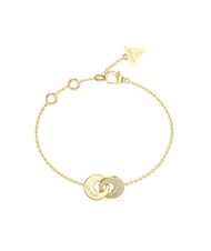 GUESS BLOOMING SUMMER Pulsera con dos c&iacute;rculos entrelazados oro amarillo - Pulseras - 1