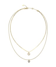 GUESS 4G CRUSH Collar de doble hilera con charms oro amarillo - Collares - 1