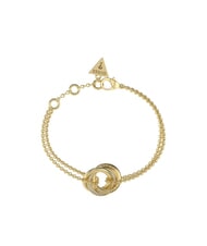 GUESS PERFECT Pulsera con charms de c&iacute;rculos entrelazados oro amarillo - Pulseras - 1