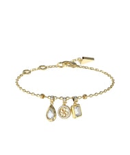 GUESS 4G LIGHT Pulsera con tres charms oro amarillo - Pulseras - 1