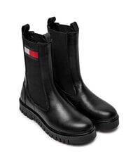 TOMMY HILFIGER TH JEANS Botines de piel negro - Zapatos Mujer - 1