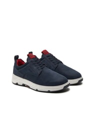 TOMMY HILFIGER HILFIGER NUBUCK MIX Zapatillas de piel nobuk azul - Zapatos Hombre - 1