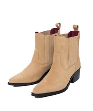 TOMMY HILFIGER TH SUEDE COWBOY Botines tejanos de ante - Zapatos Mujer
