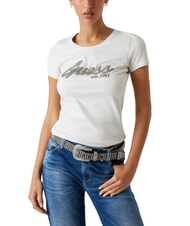 GUESS HOT FIX Camiseta de algod&oacute;n piedra muda - camiseta - 1