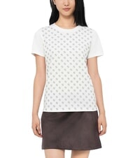 GUESS ALLOVER Camiseta de algod&oacute;n purwhite - camiseta - 1